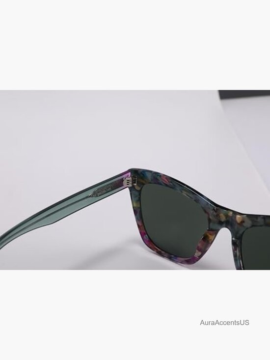 Cat Eye Sunglasses, Square Frame UV400 Protection, Fashion Shades main image 5
